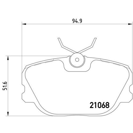 Pagid Brakes Disc Brake Pad, 355017761 355017761